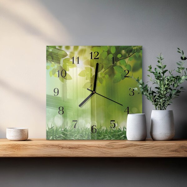 Skleněné hodiny na stěnu Jaro zskc-30x30-00178659
