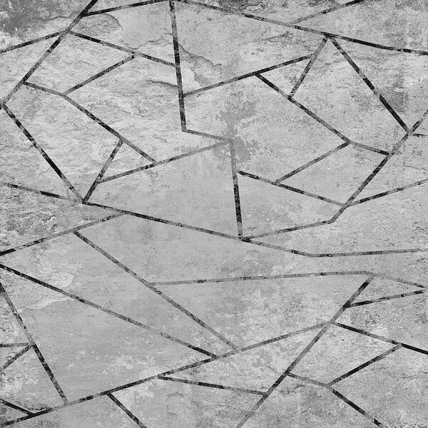 ASIR Koberec (160 x 230) EEXFAB825 šedý geometrický vzor