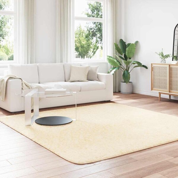 Koberec Shaggy s vysokým vlasem NAVARRA krémový 240x240 cm