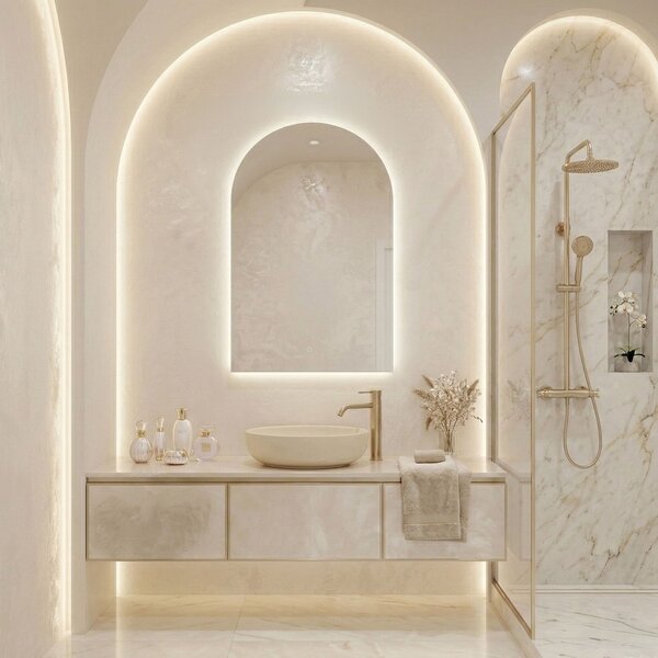 Rea Rea, Zrcadlo LED 90x60cm TOP-1, HOM-01520