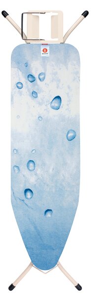 Brabantia žehlicí prkno B - odkládací plocha pro žehličky, bílý rám 22mm, Ice Water