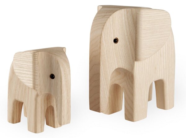 Dřevěný slon Baby Elephant Natural Ash