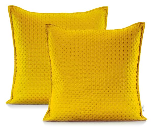 FLHF Povlak na polštář Carmen, medově žlutá, 45x45 - 2 ks