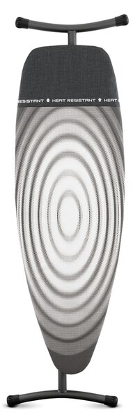 Brabantia žehlicí prkno D - parkovací zóna, černý rám 35mm, Titan Oval