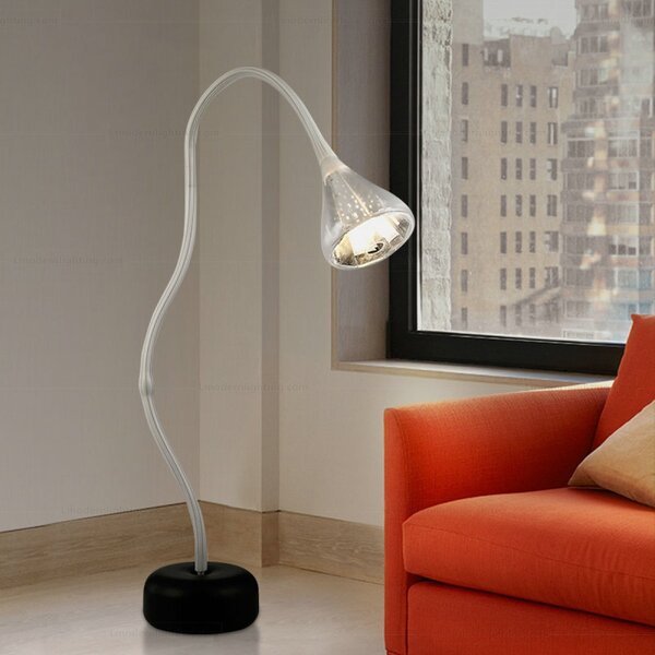 Artemide 0670W10A Pipe terra, flexibilní stojací lampa se stmívačem, 30W LED 2700K, max. výška 220cm