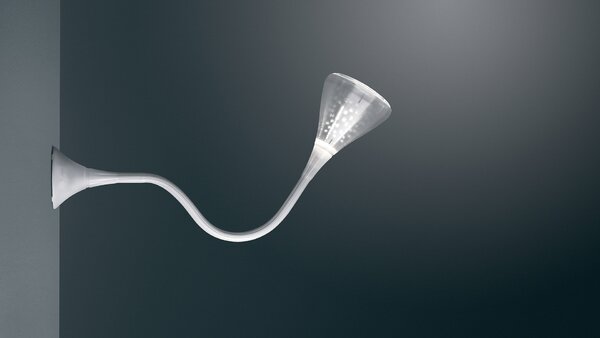 Artemide 0671W10A Pipe parete/soffitto, flexibilní stropní/nástěnné svítidlo, 30W LED 2700K, délka: 118cm