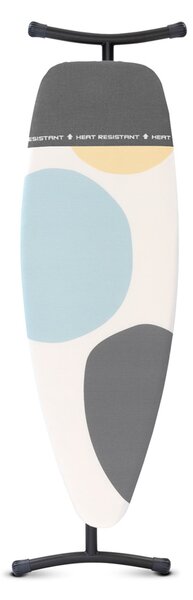 Brabantia žehlicí prkno D, 135x45cm, parkovací zóna, černý rám 35mm, Spring Bubbles