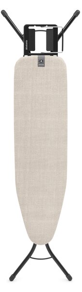 Brabantia žehlicí prkno A, 110x30cm, odkládací plocha pro žehličky, černý rám 22mm, Denim Grey