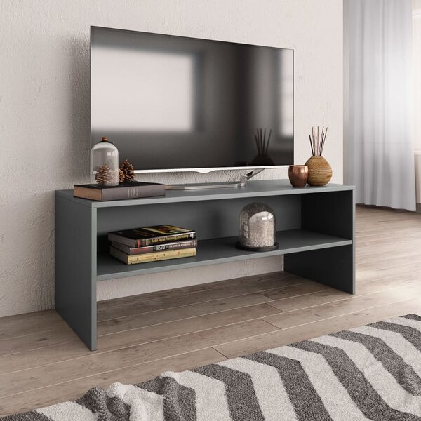 TV stolek Basic - 100x40x40 cm | šedý