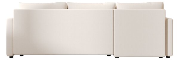 Rozkládací oboustranná sedací souprava do L VENORIA 220x143 cm, krémová + 2 polštářky ZDARMA
