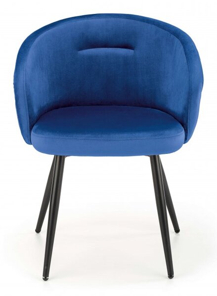 Halmar Jídelní židle / křeslo K430 námořnická modrá