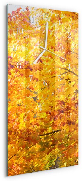 Skleněné hodiny vertikální Strom zsppb-30x60-00081604