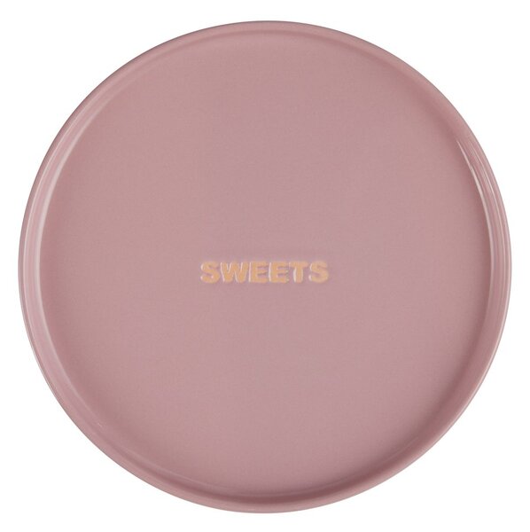 GOOD VIBES Talíř "Sweets" 15 cm - fialová