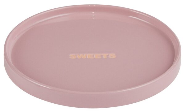 GOOD VIBES Talíř "Sweets" 15 cm - fialová