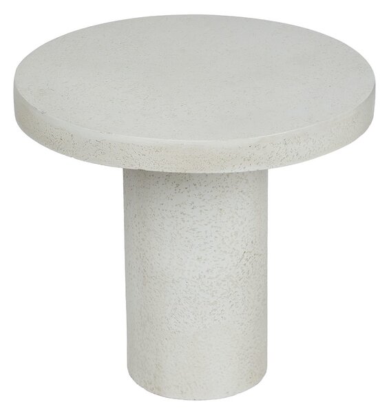 PIECES Odkládací stolek 50 cm - bílá