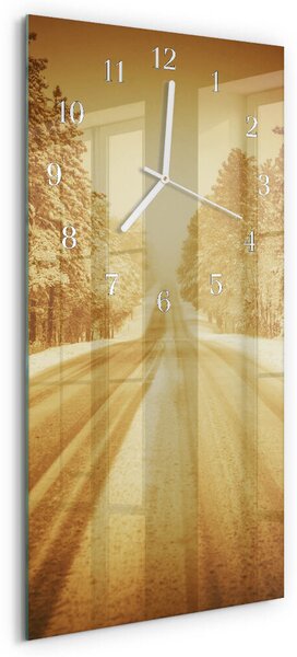 Skleněné hodiny vertikální Pryč zsppb-30x60-00081739