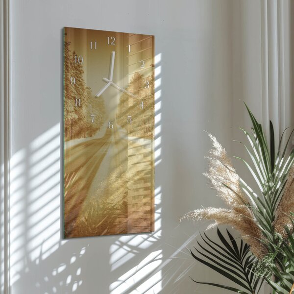 Skleněné hodiny vertikální Pryč zsppb-30x60-00081739