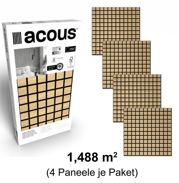 AKUSTICKÝ PANEL 61/61/0.08 cm
