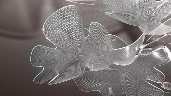 Artemide 1628010APP Chlorophilia, závěsné designové svítidlo pro nepřímé osvětlení, 44W LED 3000K, prům. 78cm