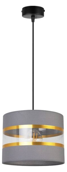 Závěsné svítidlo Elegance, 1x textilní stínítko (výběr ze 6 barev), (výběr ze 2 barev konstrukce), g