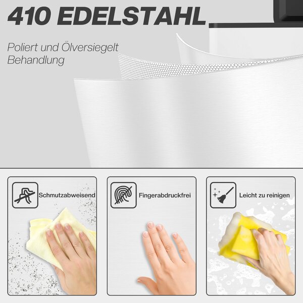 HOMCOM odpadkový koš 20 l — měkké dovírání víka, pedál, vyjímatelný vnitřní kbelík, nerez odolný proti otiskům, bílý | Aosom