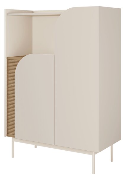 Skříňka Clarissa 5 (makadamia + dub jarní). Akce -15%