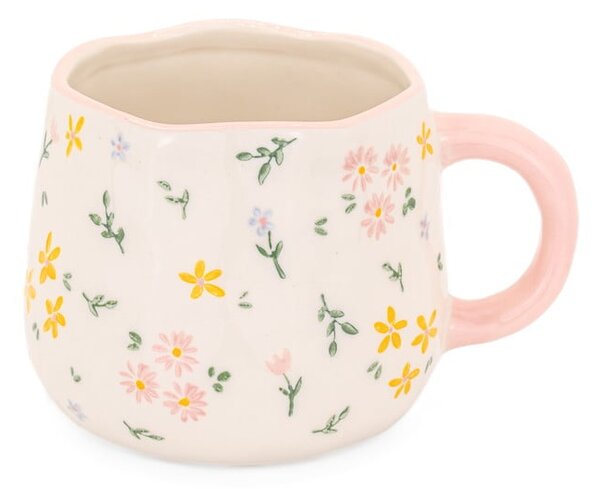 Krémový hrnek z kameniny 375 ml Ditsy – Sass & Belle