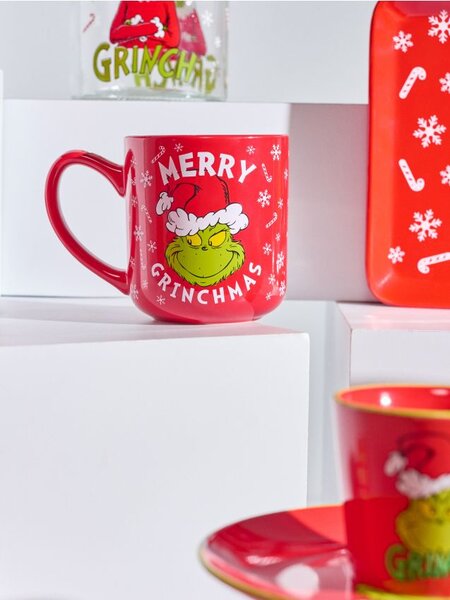 Sinsay - Keramický hrnek Grinch - vícebarevná