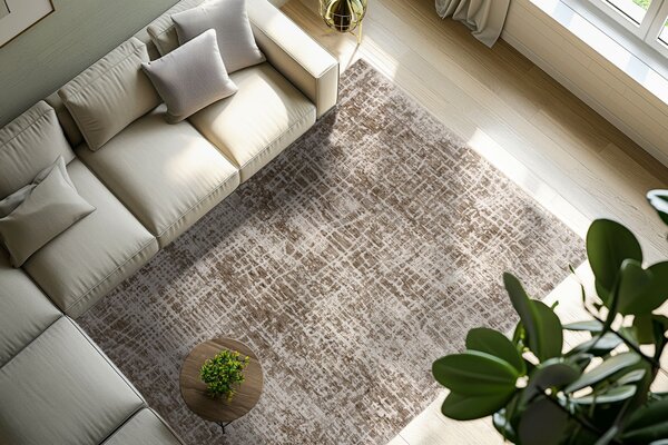 Obsession, Kusový koberec Bella 235 Taupe, 80x150, šedá, chodba / předsíň