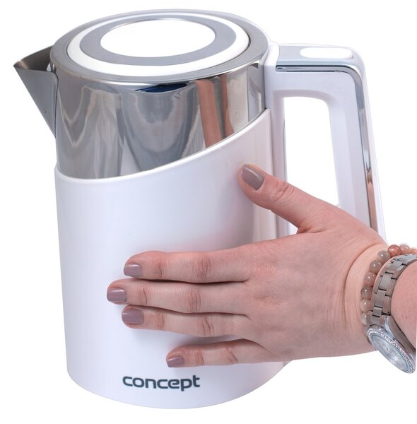 Concept RK3170 rychlovarná konvice s termoregulací Cool Touch 1,7 l, bílá