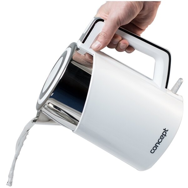 Concept RK3170 rychlovarná konvice s termoregulací Cool Touch 1,7 l, bílá