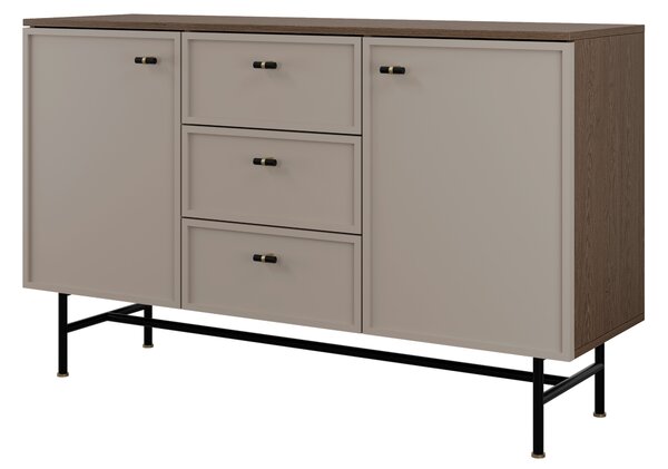Komoda Eliana 8 (baltic storm + toffee). Akce -10%