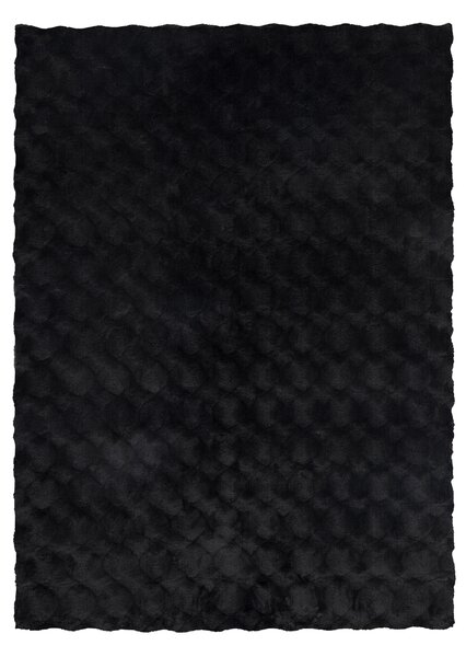 Obsession, Kusový koberec Diamond Cut 800 Anthrazit, 80x150, černá, ložnice
