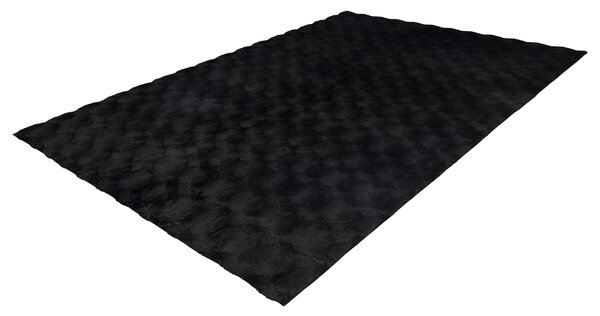 Obsession, Kusový koberec Diamond Cut 800 Anthrazit, 80x150, černá, ložnice