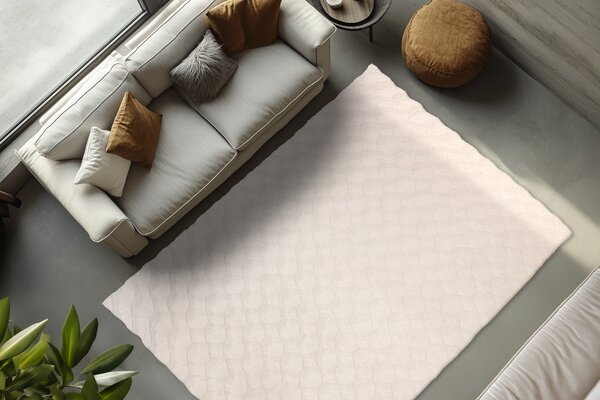 Obsession, Kusový koberec Diamond Cut 800 Cream, 80x150, béžová, ložnice
