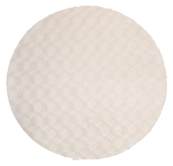 Obsession, Kusový koberec Diamond Cut 800 Cream kruh, 120x120 (průměr) kruh, béžová, ložnice