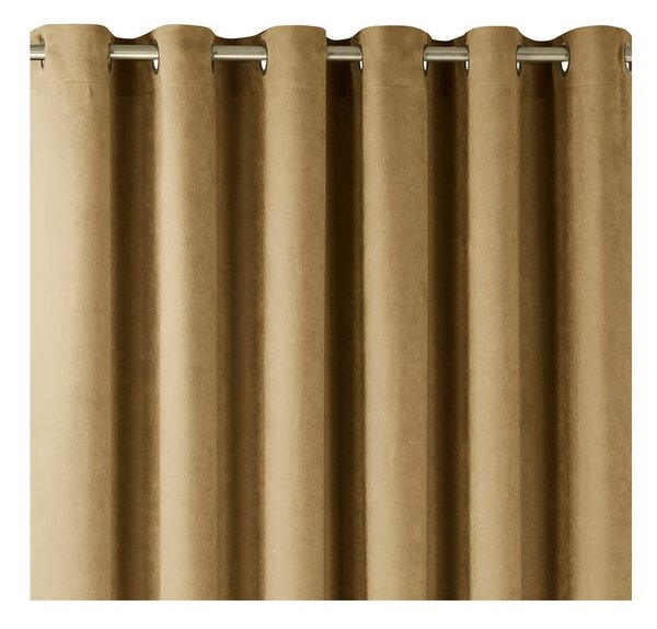 Hnědý závěs 140x270 cm Milana – Homede