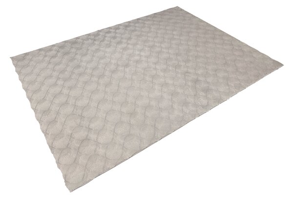 Obsession, Kusový koberec Diamond Cut 800 Grey, 80x150, šedá, ložnice