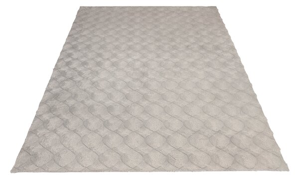 Obsession, Kusový koberec Diamond Cut 800 Grey, 80x150, šedá, ložnice