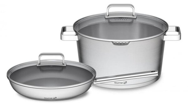 G21 Gourmet Magic s cedníkem, 4 díly, nerez G21-04PH-MG