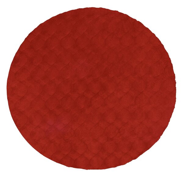 Obsession, Kusový koberec Diamond Cut 800 Red kruh, 120x120 (průměr) kruh, červená, ložnice