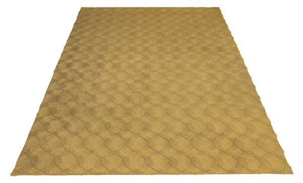 Obsession, Kusový koberec Diamond Cut 800 Honey, 80x150, hnědá, ložnice