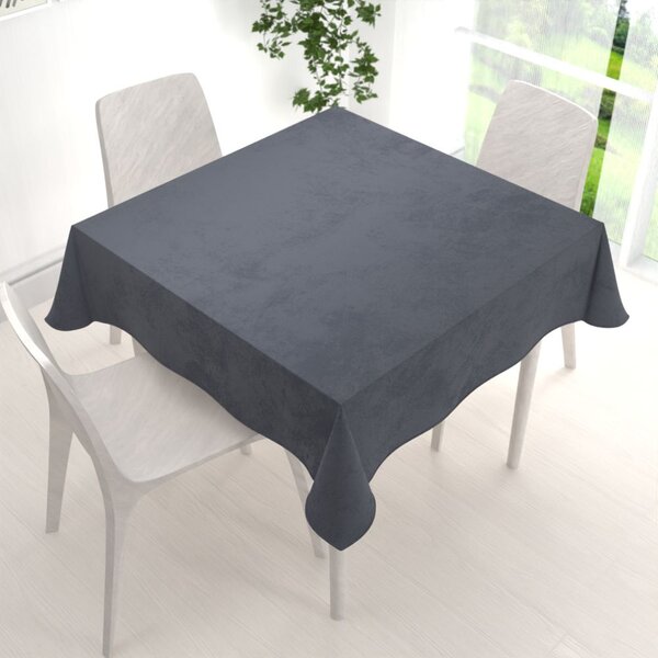 Biante Sametový čtvercový ubrus Velvet Premium SVP-004 Antracitově šedý 40x40 cm