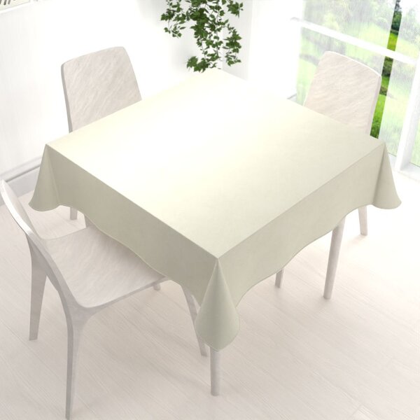 Biante Sametový čtvercový ubrus Velvet Premium SVP-003 Smetanový 40x40 cm