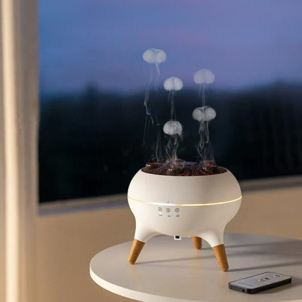 Immax 09104L - Aroma difusér a zvlhčovač vzduchu JELLYFISH LED/11W/5V