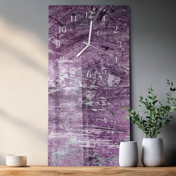 Skleněné hodiny vertikální Chaos zsppb-30x60-00081684