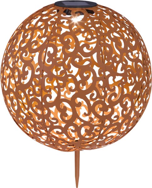 Globo Lighting Solar solární stojací lampa 1x0.12 W hnědá 33744R