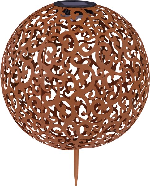 Globo Lighting Solar solární stojací lampa 1x0.12 W hnědá 33744R