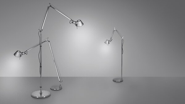Artemide Designová stojací lampa Tolomeo Micro, 1xE14