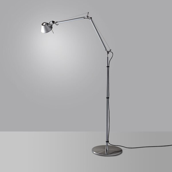 Artemide Designová stojací lampa Tolomeo Floor, 1xE27 Barva: Stříbrná